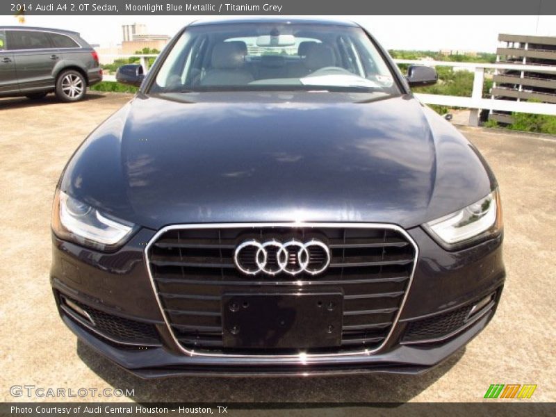 Moonlight Blue Metallic / Titanium Grey 2014 Audi A4 2.0T Sedan