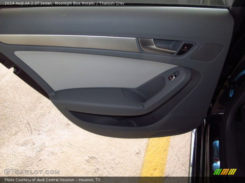 Moonlight Blue Metallic / Titanium Grey 2014 Audi A4 2.0T Sedan