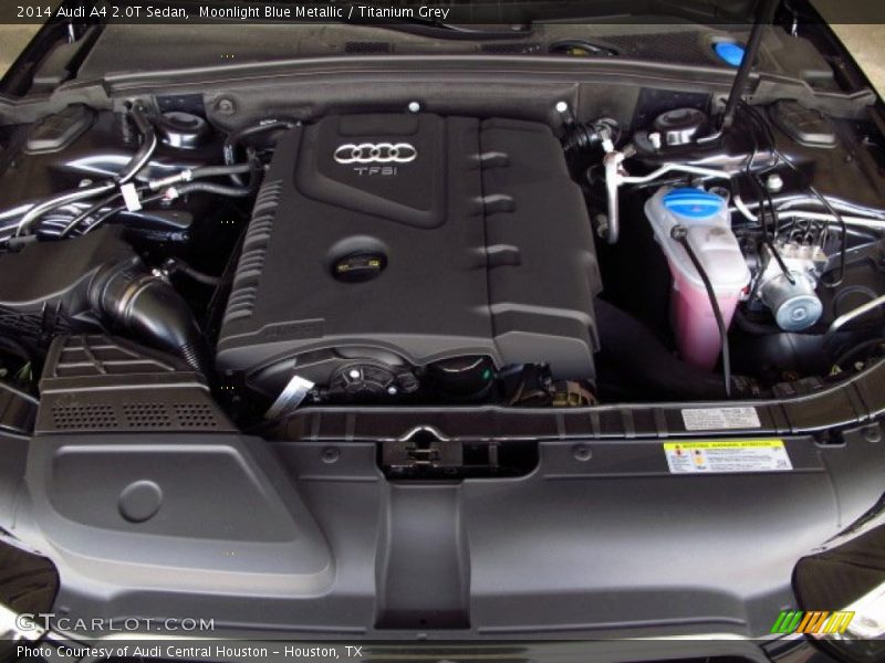 Moonlight Blue Metallic / Titanium Grey 2014 Audi A4 2.0T Sedan
