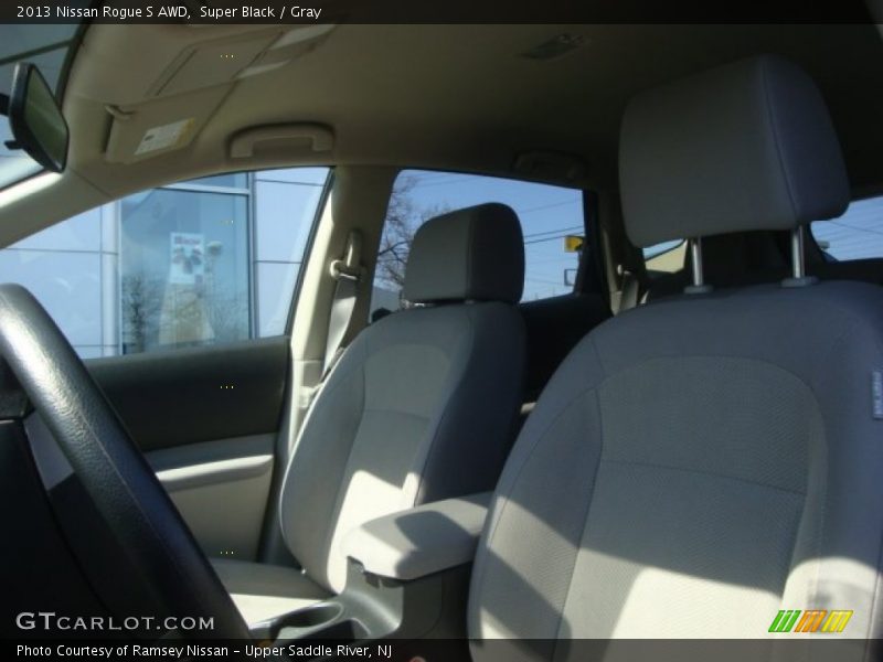 Super Black / Gray 2013 Nissan Rogue S AWD