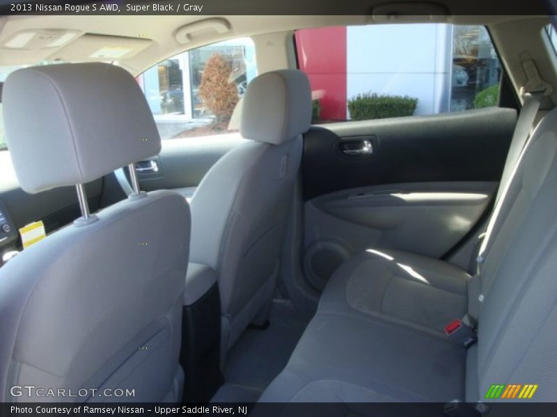 Super Black / Gray 2013 Nissan Rogue S AWD