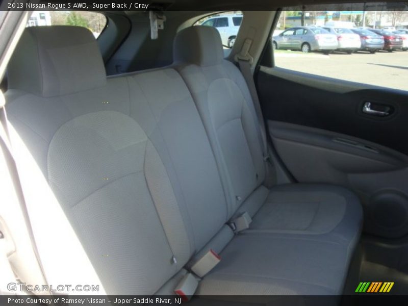 Super Black / Gray 2013 Nissan Rogue S AWD