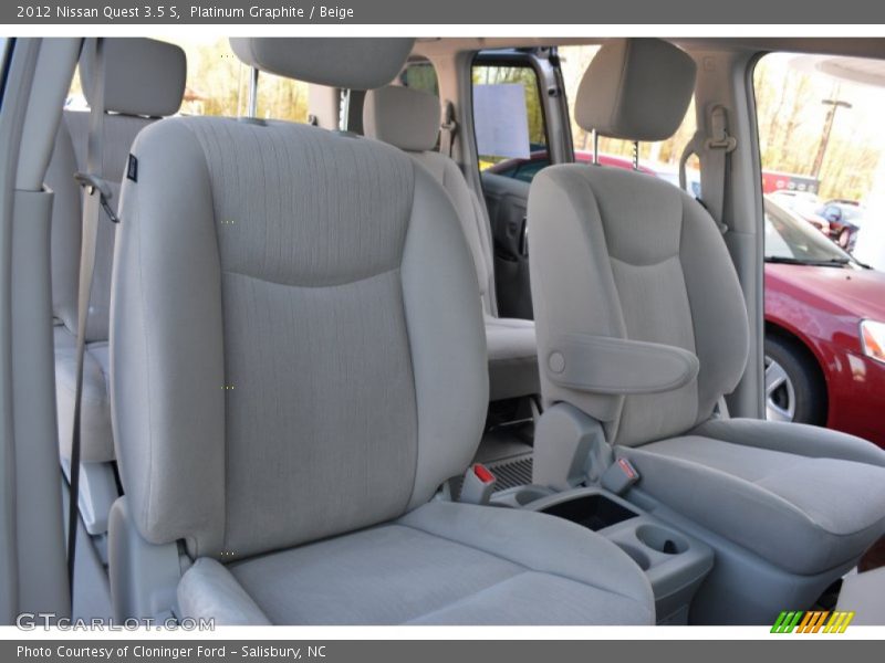 Platinum Graphite / Beige 2012 Nissan Quest 3.5 S