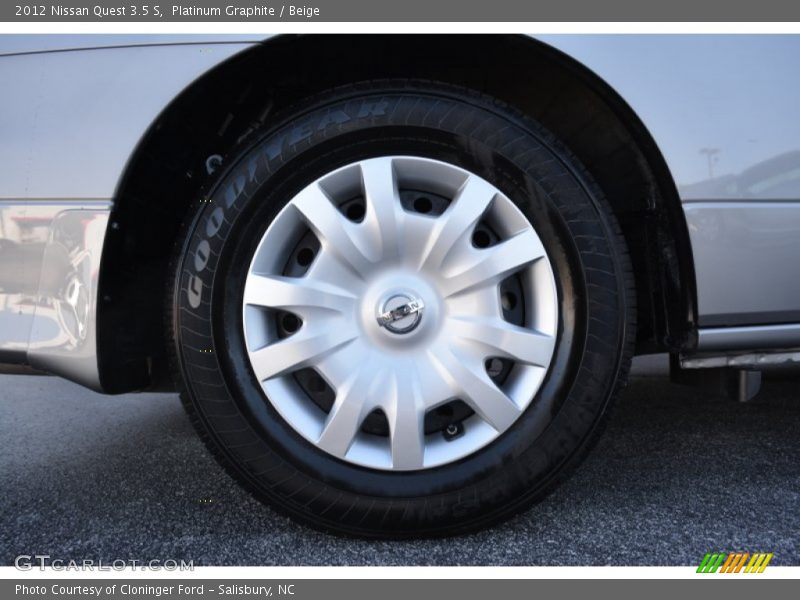 Platinum Graphite / Beige 2012 Nissan Quest 3.5 S