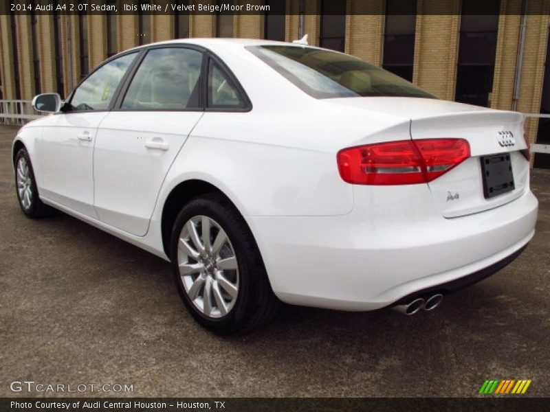 Ibis White / Velvet Beige/Moor Brown 2014 Audi A4 2.0T Sedan