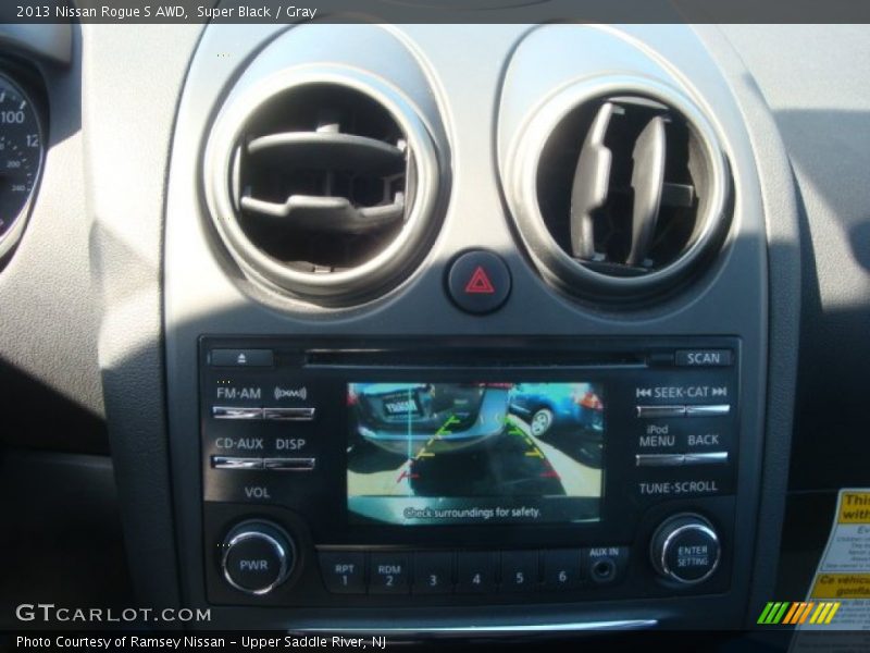 Super Black / Gray 2013 Nissan Rogue S AWD