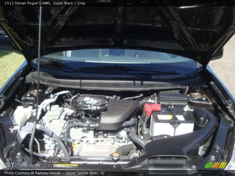 Super Black / Gray 2013 Nissan Rogue S AWD