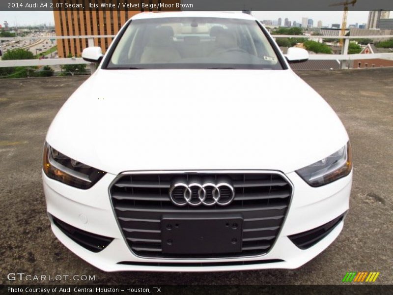 Ibis White / Velvet Beige/Moor Brown 2014 Audi A4 2.0T Sedan