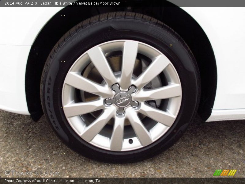 Ibis White / Velvet Beige/Moor Brown 2014 Audi A4 2.0T Sedan