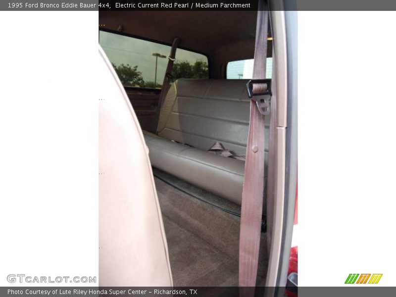 Electric Current Red Pearl / Medium Parchment 1995 Ford Bronco Eddie Bauer 4x4