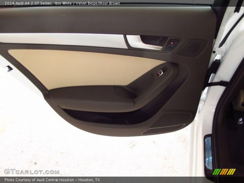 Ibis White / Velvet Beige/Moor Brown 2014 Audi A4 2.0T Sedan
