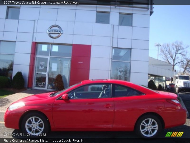  2007 Solara SLE Coupe Absolutely Red
