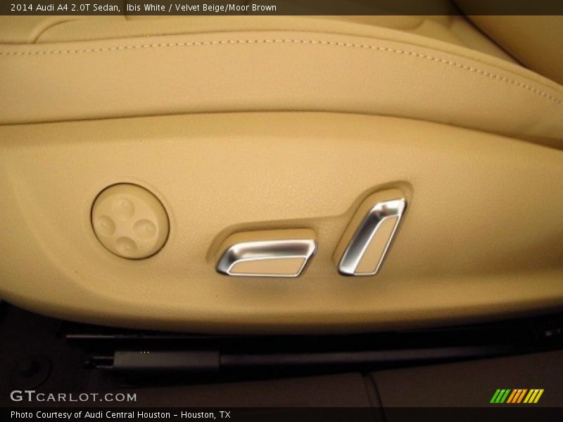Ibis White / Velvet Beige/Moor Brown 2014 Audi A4 2.0T Sedan