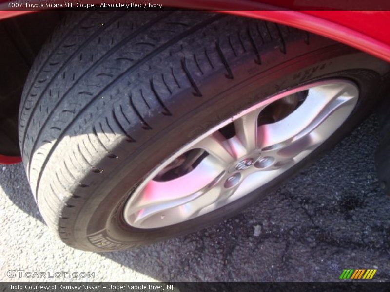 Absolutely Red / Ivory 2007 Toyota Solara SLE Coupe