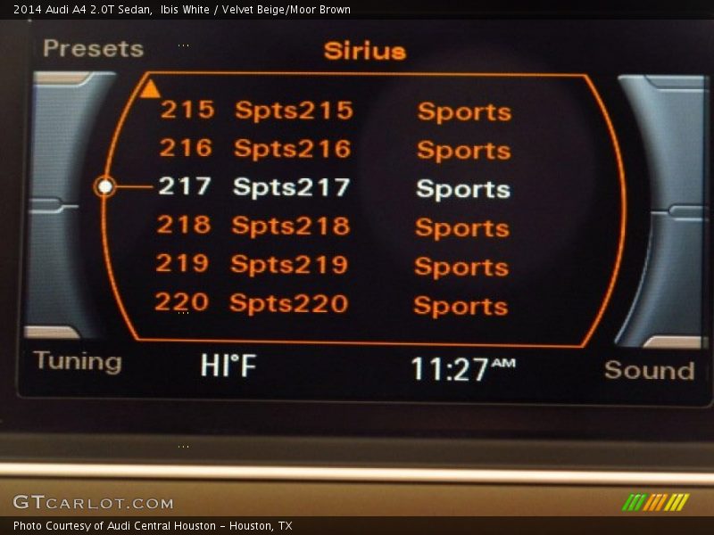 Ibis White / Velvet Beige/Moor Brown 2014 Audi A4 2.0T Sedan