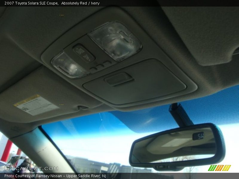 Absolutely Red / Ivory 2007 Toyota Solara SLE Coupe