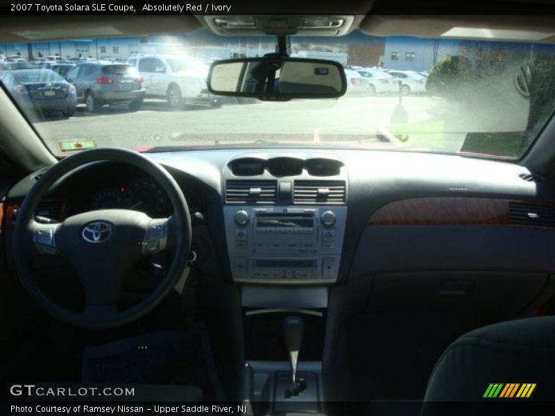 Absolutely Red / Ivory 2007 Toyota Solara SLE Coupe