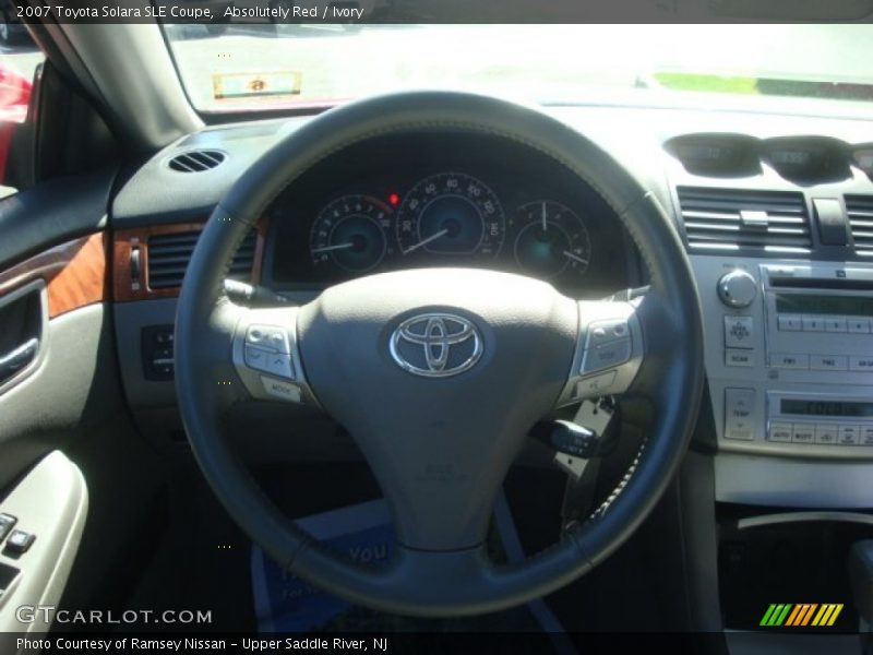 Absolutely Red / Ivory 2007 Toyota Solara SLE Coupe