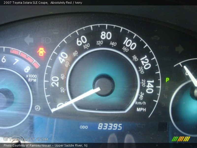 Absolutely Red / Ivory 2007 Toyota Solara SLE Coupe