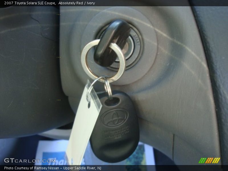 Absolutely Red / Ivory 2007 Toyota Solara SLE Coupe