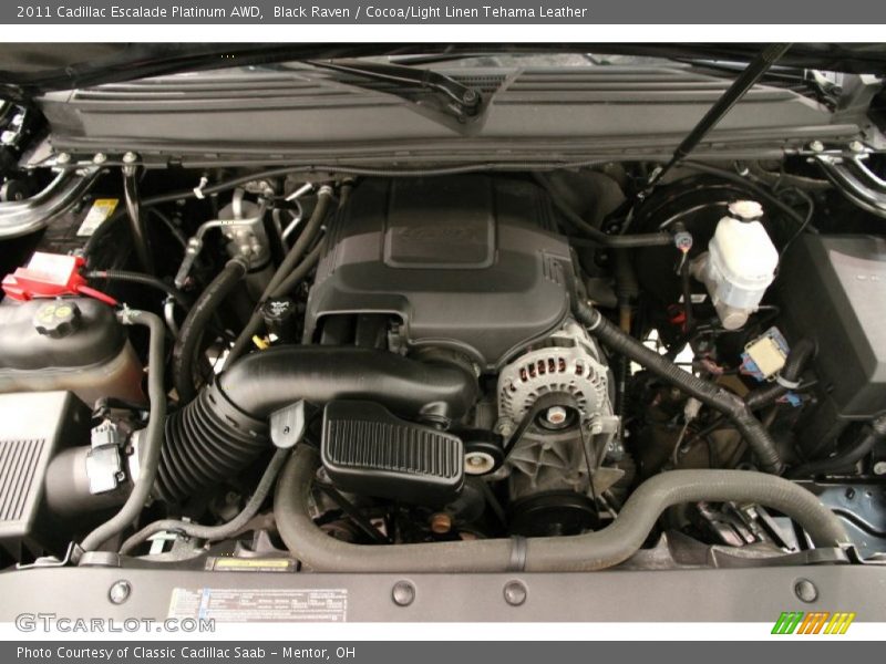  2011 Escalade Platinum AWD Engine - 6.2 Liter OHV 16-Valve VVT Flex-Fuel V8