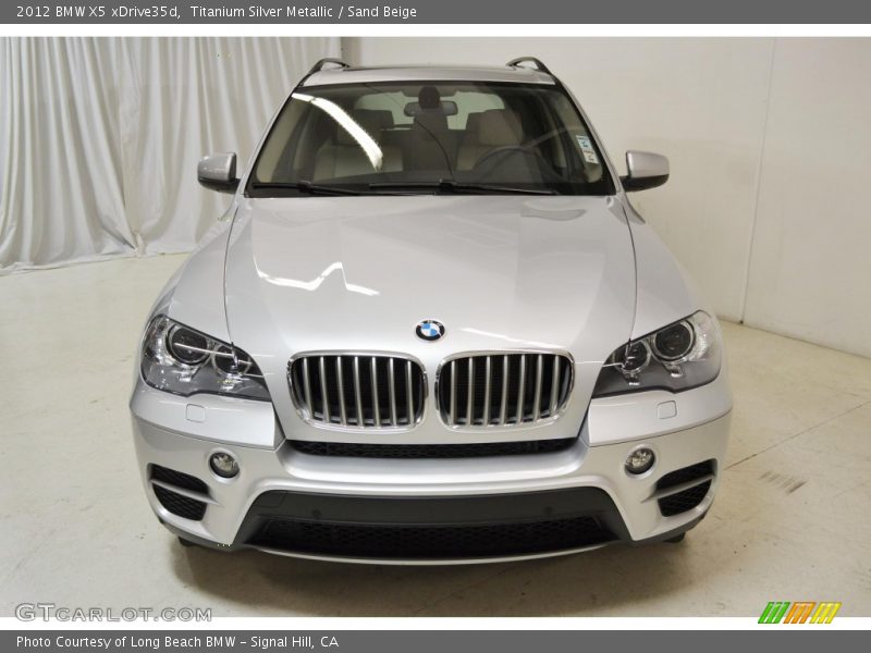 Titanium Silver Metallic / Sand Beige 2012 BMW X5 xDrive35d