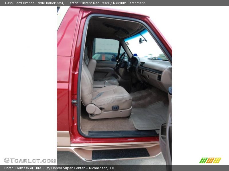 Electric Current Red Pearl / Medium Parchment 1995 Ford Bronco Eddie Bauer 4x4