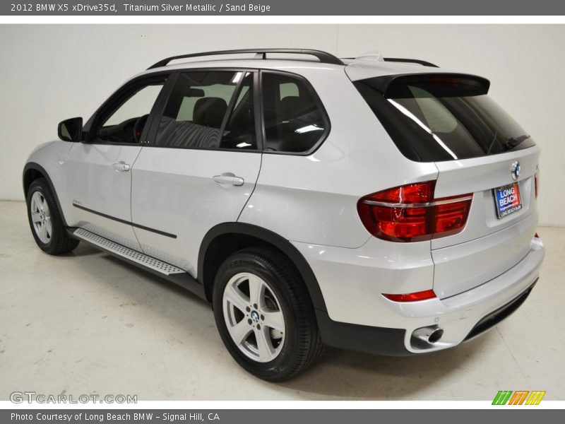 Titanium Silver Metallic / Sand Beige 2012 BMW X5 xDrive35d