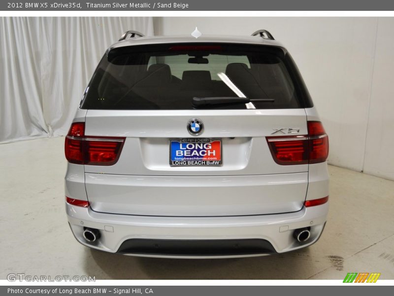 Titanium Silver Metallic / Sand Beige 2012 BMW X5 xDrive35d
