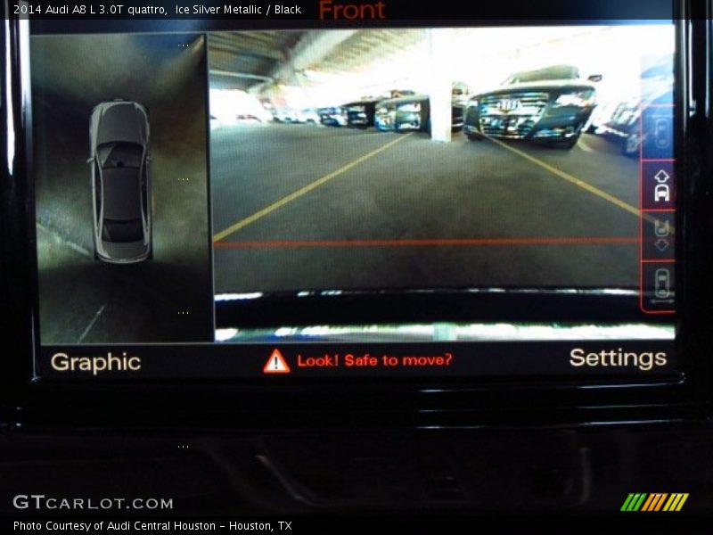 Ice Silver Metallic / Black 2014 Audi A8 L 3.0T quattro