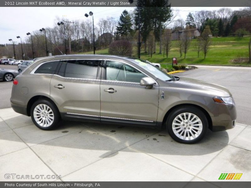 Mineral Gray Metallic / Light Stone 2012 Lincoln MKT EcoBoost AWD