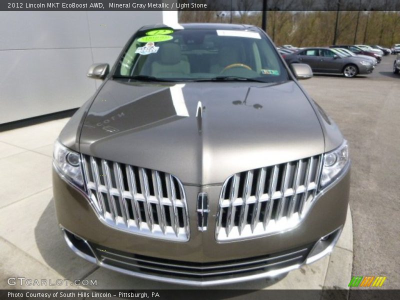 Mineral Gray Metallic / Light Stone 2012 Lincoln MKT EcoBoost AWD