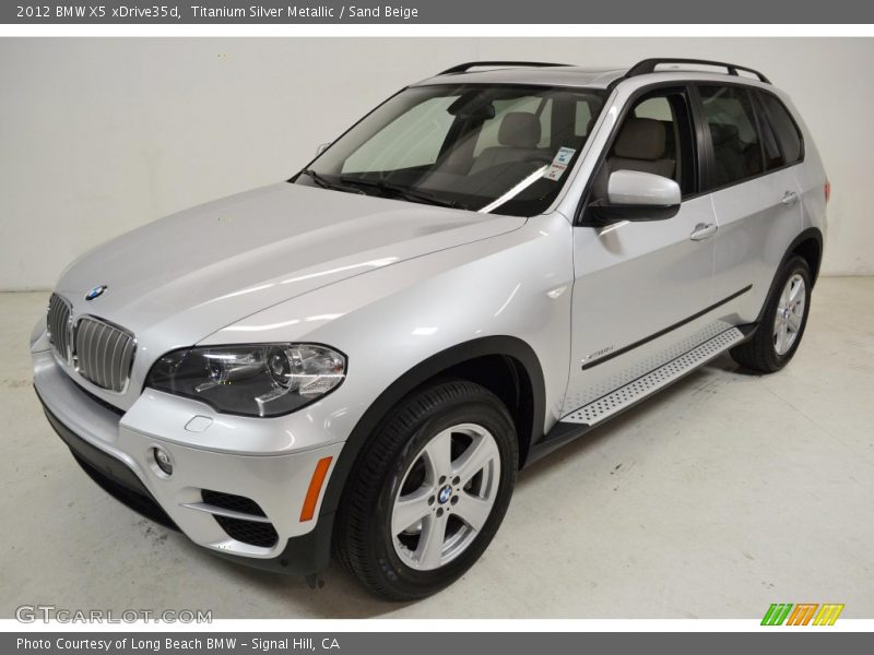 Titanium Silver Metallic / Sand Beige 2012 BMW X5 xDrive35d