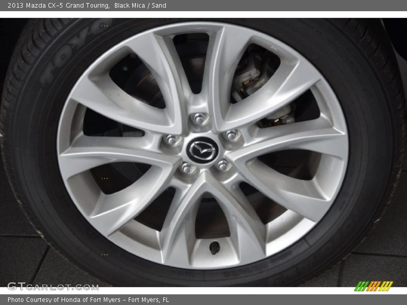 Black Mica / Sand 2013 Mazda CX-5 Grand Touring