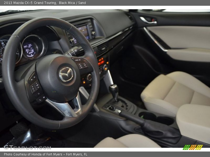Black Mica / Sand 2013 Mazda CX-5 Grand Touring