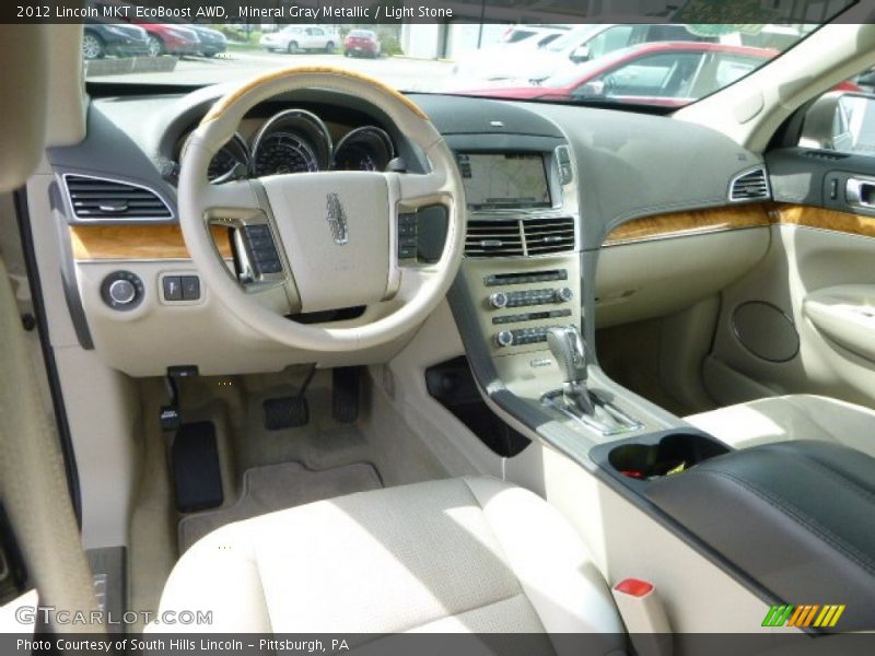 Mineral Gray Metallic / Light Stone 2012 Lincoln MKT EcoBoost AWD