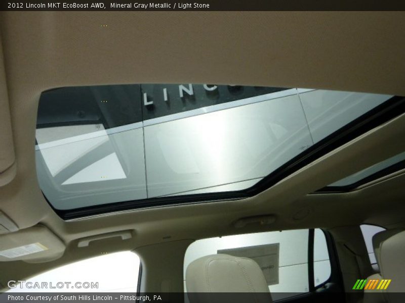 Mineral Gray Metallic / Light Stone 2012 Lincoln MKT EcoBoost AWD
