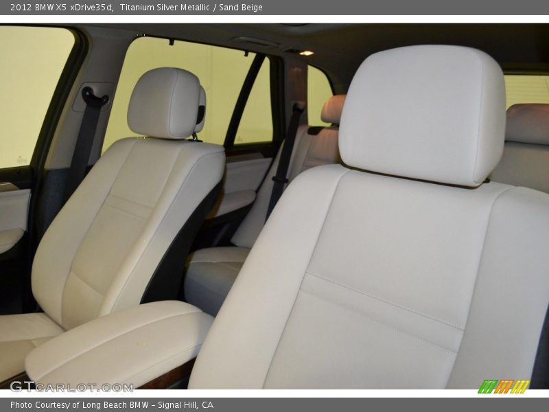 Titanium Silver Metallic / Sand Beige 2012 BMW X5 xDrive35d