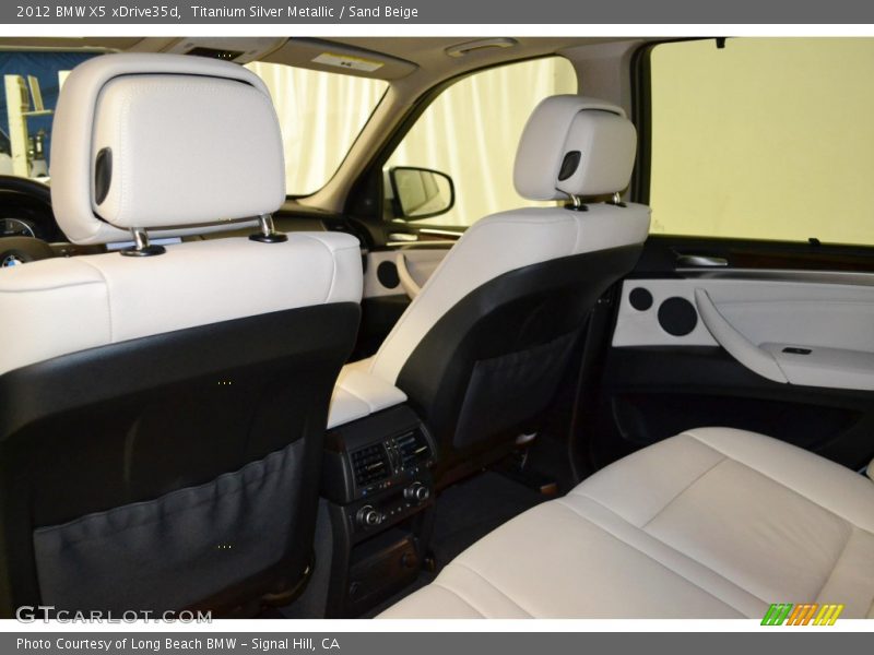 Titanium Silver Metallic / Sand Beige 2012 BMW X5 xDrive35d