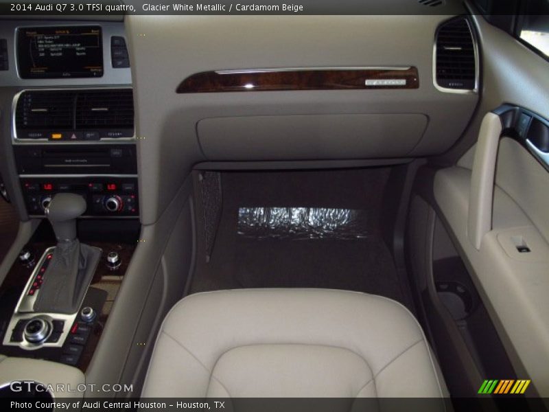 Glacier White Metallic / Cardamom Beige 2014 Audi Q7 3.0 TFSI quattro