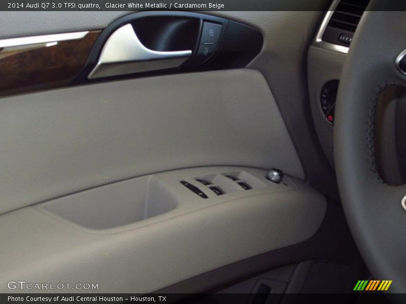 Glacier White Metallic / Cardamom Beige 2014 Audi Q7 3.0 TFSI quattro