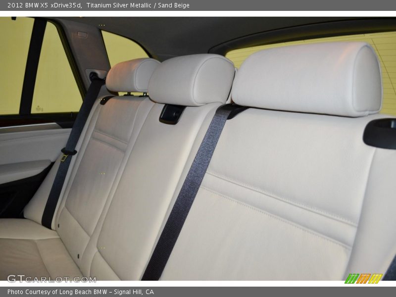 Titanium Silver Metallic / Sand Beige 2012 BMW X5 xDrive35d