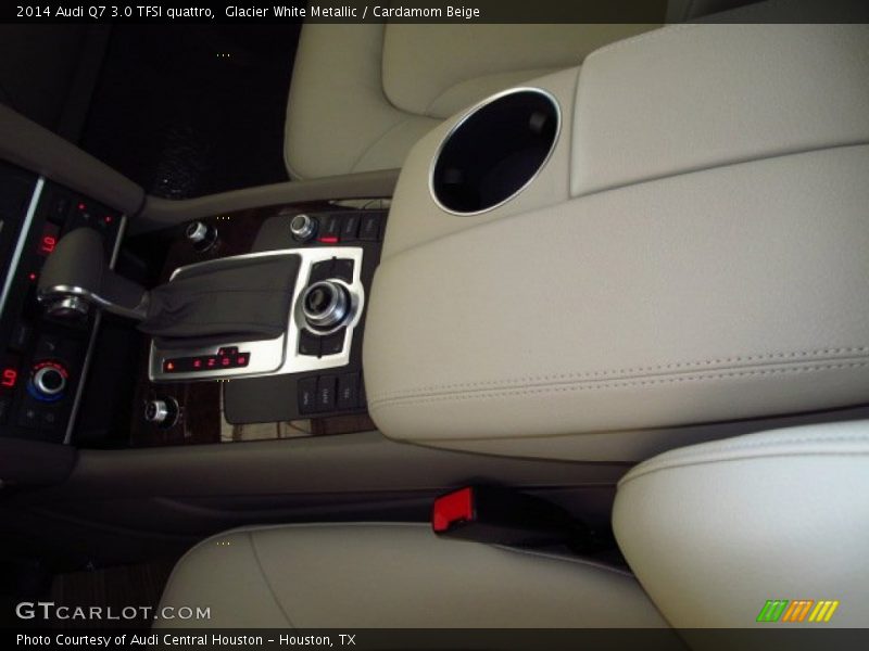 Glacier White Metallic / Cardamom Beige 2014 Audi Q7 3.0 TFSI quattro