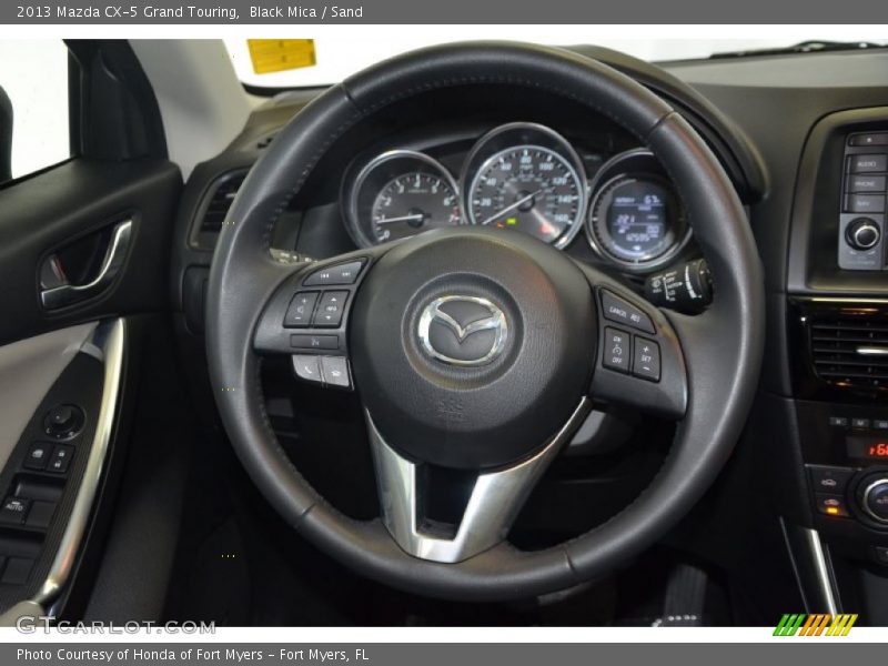 Black Mica / Sand 2013 Mazda CX-5 Grand Touring