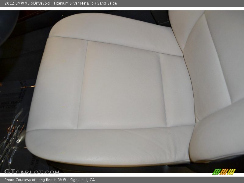 Titanium Silver Metallic / Sand Beige 2012 BMW X5 xDrive35d