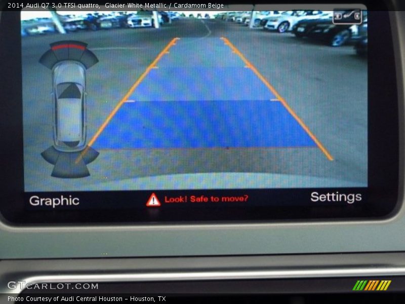 Glacier White Metallic / Cardamom Beige 2014 Audi Q7 3.0 TFSI quattro