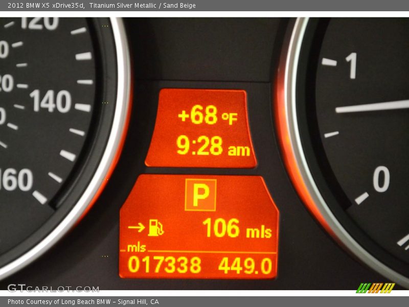 Titanium Silver Metallic / Sand Beige 2012 BMW X5 xDrive35d