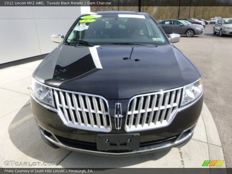 Tuxedo Black Metallic / Dark Charcoal 2012 Lincoln MKZ AWD
