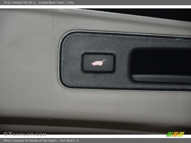 Crystal Black Pearl / Gray 2012 Honda Pilot EX-L