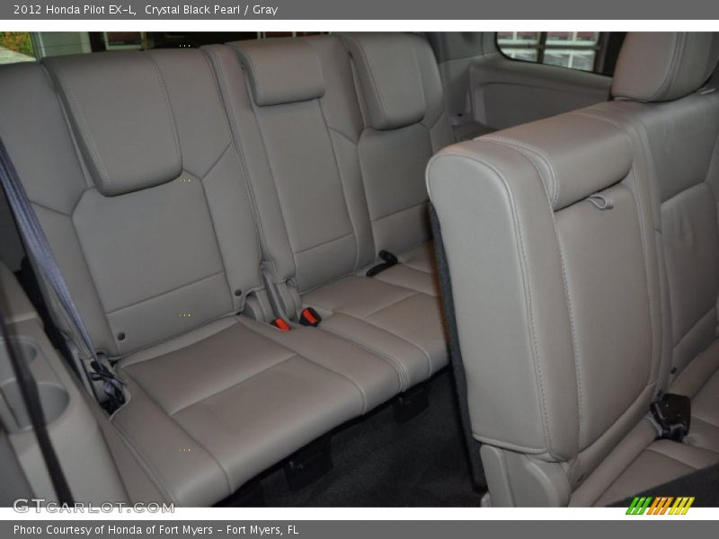 Crystal Black Pearl / Gray 2012 Honda Pilot EX-L